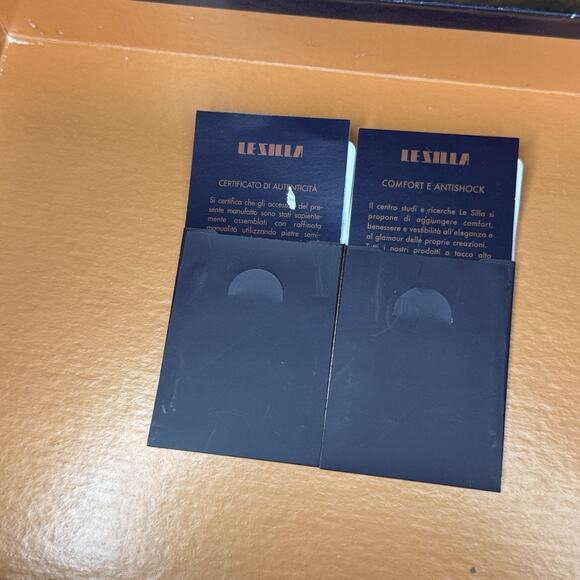 Le Silla Garland Strass Silver Swarovski Crystal Platform Slingbacks Size 39 - Picture 13 of 14